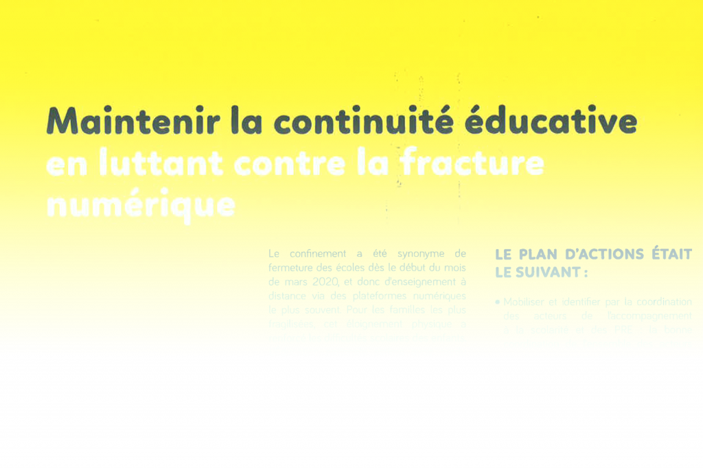 Maintenir la continuité éducative en luttant contre la fracture numérique (Francas du Gard)